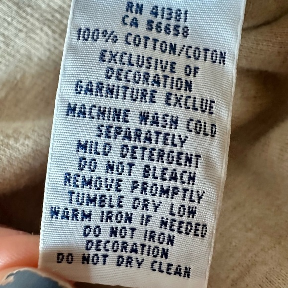 Cream shawl collar men’s Polo Ralph Lauren 100% cotton Sweater. Size XXL - Picture 5 of 5